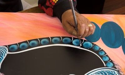 Aboriginal Art Workshop Paint Your Own Boomerang or Clapsticks