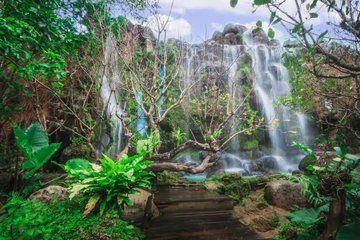 Chiang Mai Dantewada Land Bamboo Rafting and Waterfall Tour