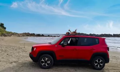 Corfu Port: Private Custom Jeep Safari, Off-Road & Beach Swim