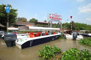 Saigon to Cu Chi Tunnels Scenic by Speed Boat Trip