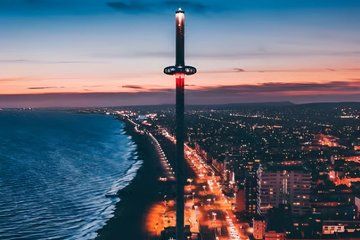 Brighton i360 City Lights Flight with Welcome Drink