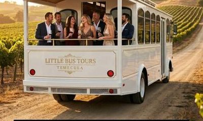 Luxury Temecula Wine Tour 3 Wineries in a Trolley Bus or SUV
