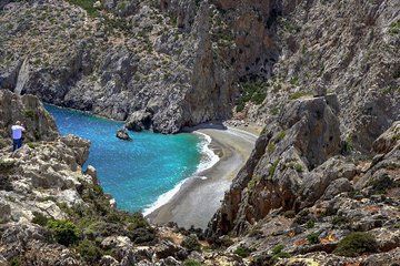 Explore Odigitria Monastery Agiofarago and Matala Beach Tour