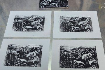 Block Printing Workshop in Cultural Capital Siem Reap