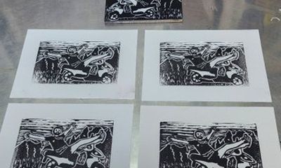 Block Printing Workshop in Cultural Capital Siem Reap