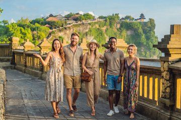 Bali Uluwatu Temple with Kecak Fire Dance Sunset Tour and Dinner