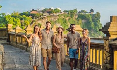 Bali Uluwatu Temple with Kecak Fire Dance Sunset Tour and Dinner