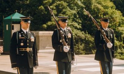 Arlington Cemetery Changing of the Guard and JFK Gravesite