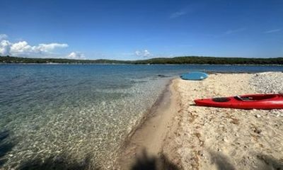 Rovinj Kayaking Adventure to Paradisea Island Swim and Explore