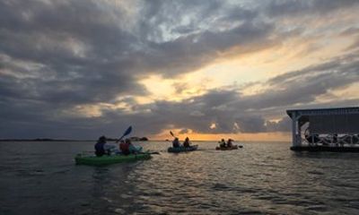 Sunset Sea Glass Island Kayak Tour Aruba
