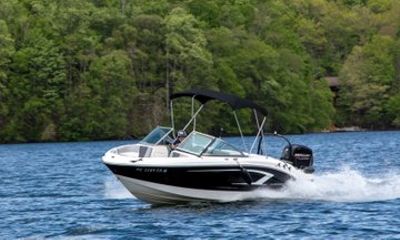 6-Person Ski Boat Rental on Nantahala Lake