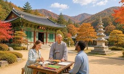 Nami Island and Baekryun Temple Experience tour from Seoul