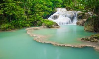 Kanchanaburi Small Group Tour Erawan Waterfall and River Kwai
