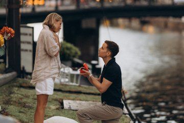 Private Houseboat Proposal on the Prinsengracht with Champagne