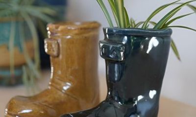 Bitty Boots Clay Shotglass Workshop