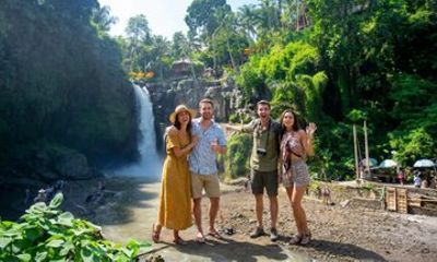 Bali Hidden Canyon Waterfall and Temples Full Day Tour with Lunch