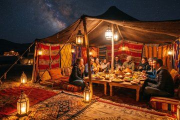 Agafay Desert Camel Ride with Lunch or Dinner and Show