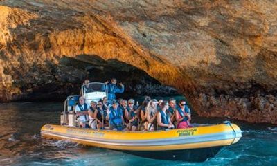 Algarve Coast RIB Adventure Explore Benagil Caves and More