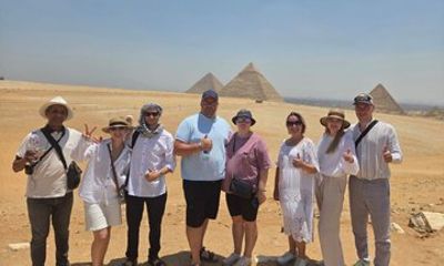 Private Cairo Flight Tour from Hurghada Pyramids and Museum