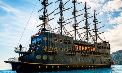 Kemer GONSTER Deluxe Pirate Boat Trip | Lunch, Drinks & Transfer