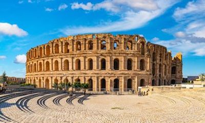 From Djerba Tunisian Heritage Tour El Jem Monastir and Kairouan