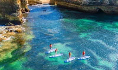 Algarve Sea Cave SUP Tour with Hidden Beach Swim
