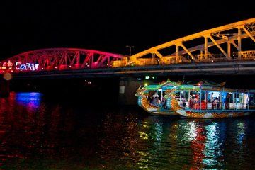 Hue Evening Experience Cyclo Ride Street Food and Folk Music
