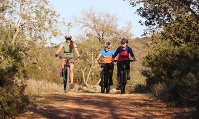 E mountain bike gourmet tour white villages PRIVATE
