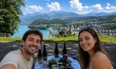 Interlaken Wine and Cheese Tasting at Spiez Castle Vineyards Tour