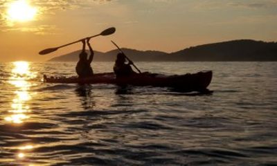 Sunset Sea Kayak Tour of Pakleni Islands from Hvar