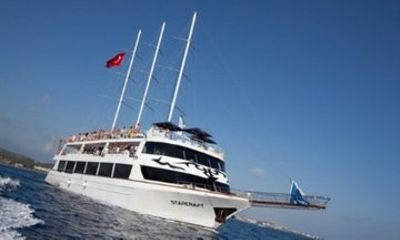 Alanya All Inclusive Night Disco Boat Party from Side