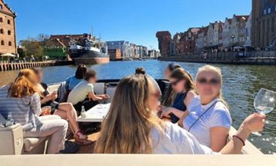Cruises on the Motlawa River by Comfortable Catamaran
