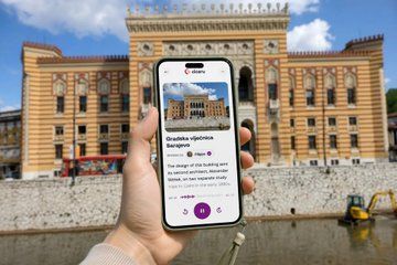 Sarajevo Self Guided Tour Bazaar to Grandeur, Audio and Quiz