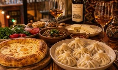 Tbilisi Historical Centre Food and Wine Tour Tastings in 6 Stops