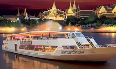 Bangkok Chao Phraya Dinner Cruise with Live Show and City Views