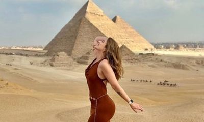 Cairo Airport Pickup: Giza Pyramids, Sphinx, Nile Felucca & Lunch