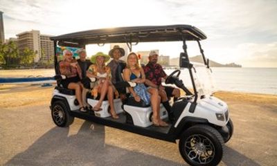 Waikīkī to Kahala Beach Luxury Open-Air Coastal EV Adventure
