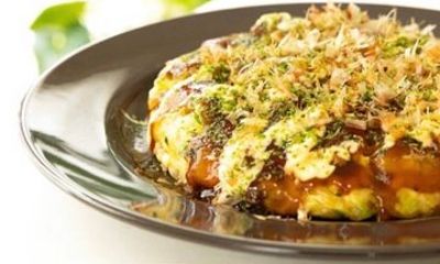 Osaka Okonomiyaki,Omusoba,Wagashi & Matcha Cooking Class