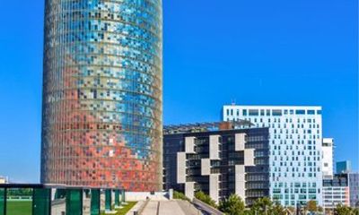 Barcelonas Observation Deck Mirador Torre Glories Ticket Audio