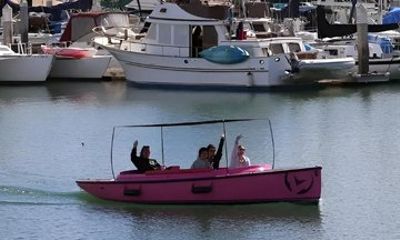 Pink Fantail E-boat Rental in Ventura
