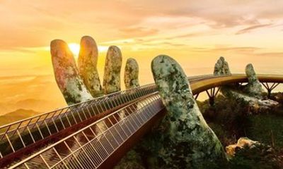 Da Nang private Tour Golden Bridge Marble Mountain Lady Buddha