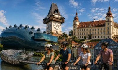 Graz Top 10 Self-guided bike tour with audio guide and GPS