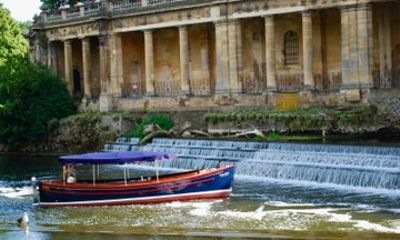 Pulteney Weir Prosecco Cruise aboard a Historic Royal Boat