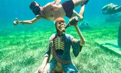 Nassau: Sunken Sculpture Snorkeling at Pearl Island with Lunch