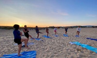 Morning Beach Yoga at Costa da Caparica by el Sol Lifestyle