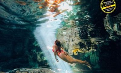 Cenote River Underground Aktun Chen