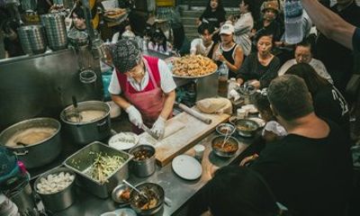 Seoul Street Food Walk Taste Gwangjang Market Delicacies