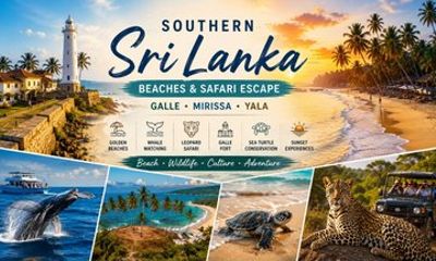 Southern Sri Lanka Beaches and Safari Escape Galle Mirissa Yala