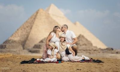 Full Day Tour Giza Pyramids & Sphinx & Memphis & Sakkara Pyramids