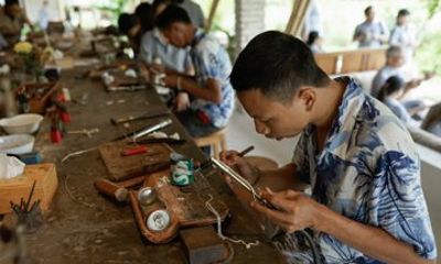 The Art of Ubud Silver Making class with Floating Breakfast